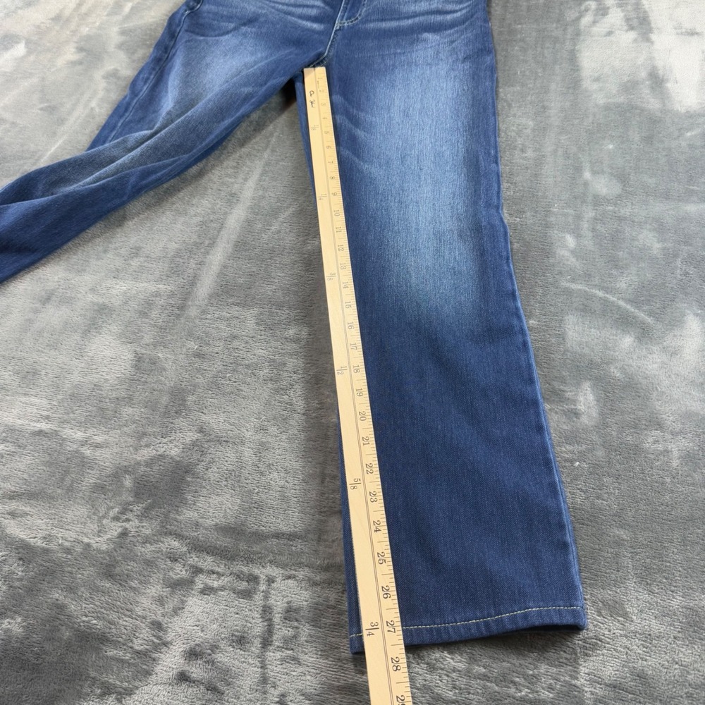 Halara Women Medium Wash Pull On Straight Leg Athleisure Jeans Size M Regular - Picture 7 of 10